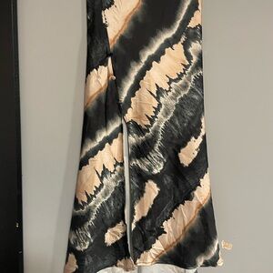 Elegant Black and Cream Skirt